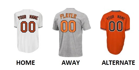 (image for) BALTIMORE Pro Baseball Number Kit - Click Image to Close